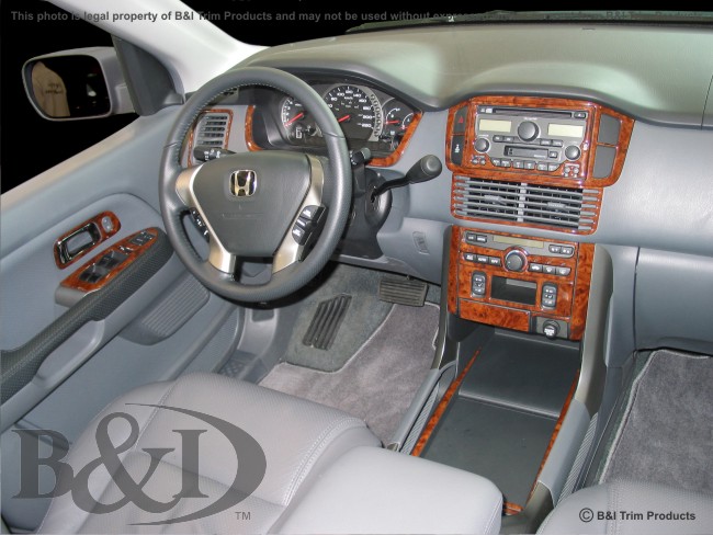 Honda Pilot Wood Dash Kit by B&I