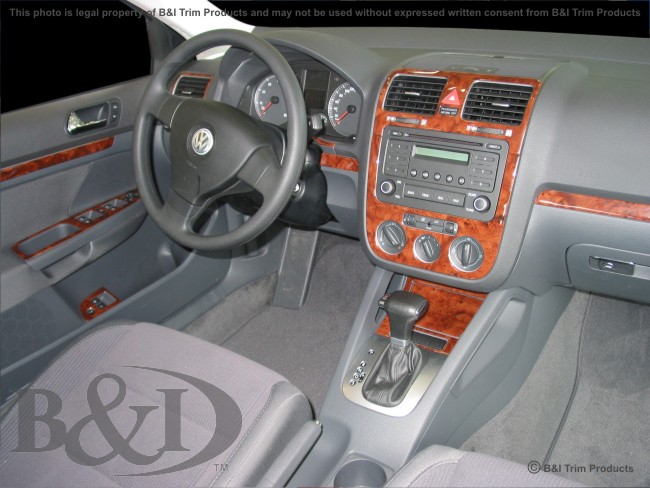 Vw Jetta 05-up Wood Dash Kit by B&I