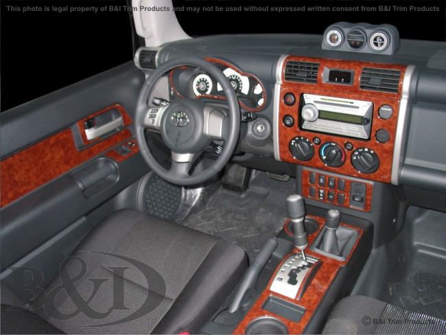 Toyota Fj Cruiser Wood Dash Kit by B&I