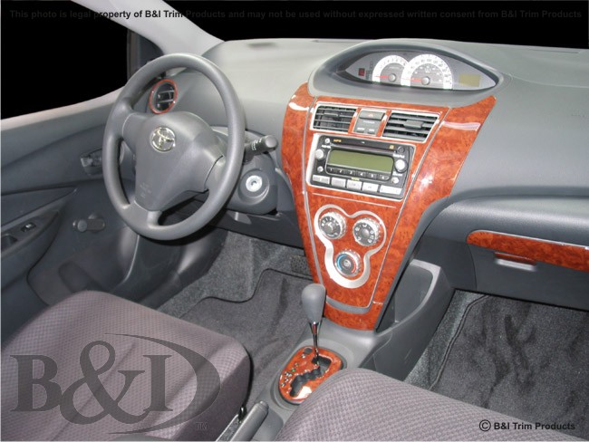 Toyota Yaris Sedan Wood Dash Kit by B&I