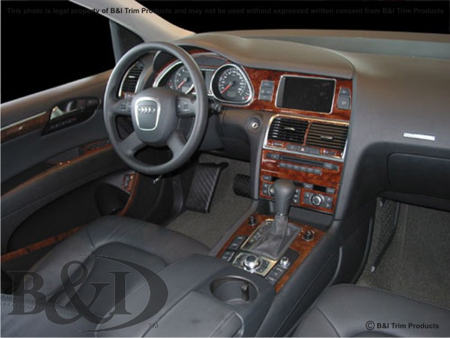 Audi Q7 Wood Dash Kit by B&I