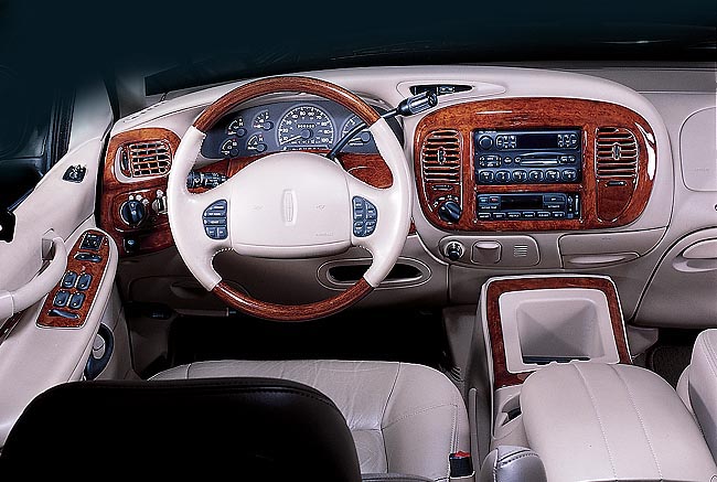 Lcoln Navigator 00 -up Real    B & I Wood Dash Kit by B&I