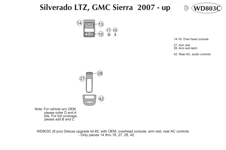 Chevy Silverado Ltz Dash Kit by B&I