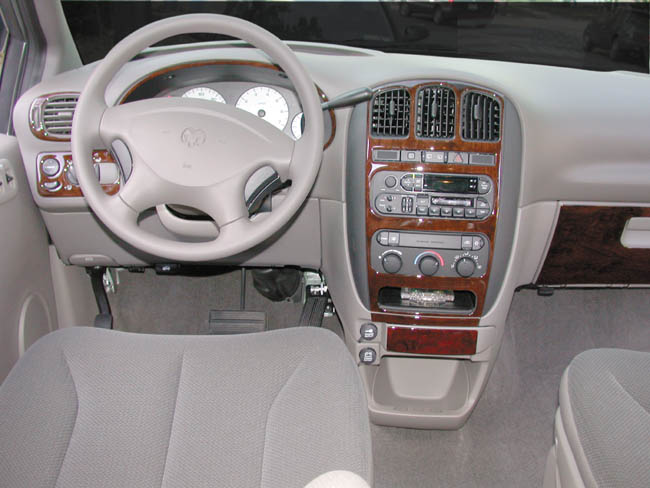 Chrysler Town & Country / Dodge Caravan / Plymouth Voyager Wood Dash Kit by B&I
