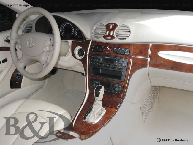 Mercedes Clk Wood Dash Kit by B&I