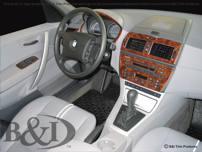 Bmw X3 Wood Dash Kit by B&I