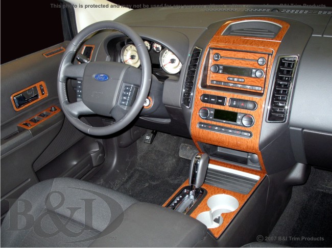 Ford Edge Wood Dash Kit by B&I