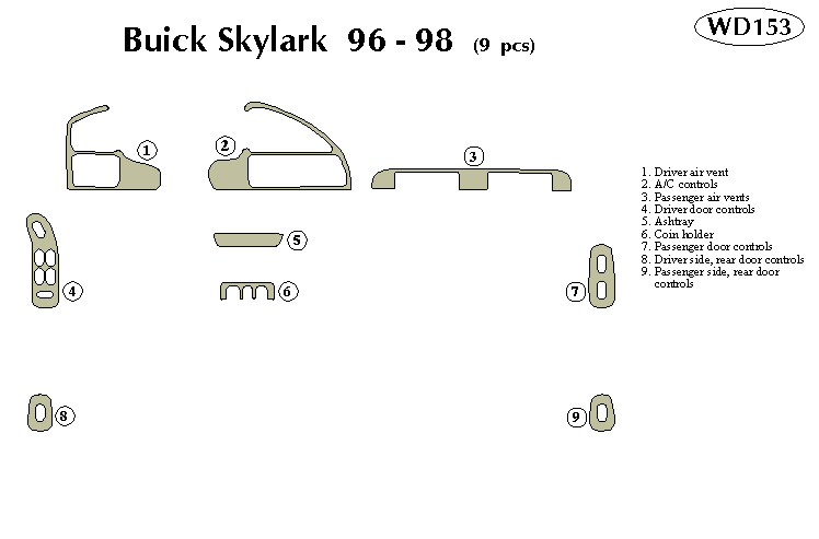 Buick Skylark Dash Kit by B&I