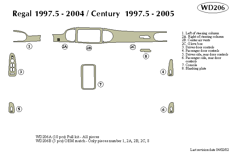 Buick Regal Dash Kit by B&I