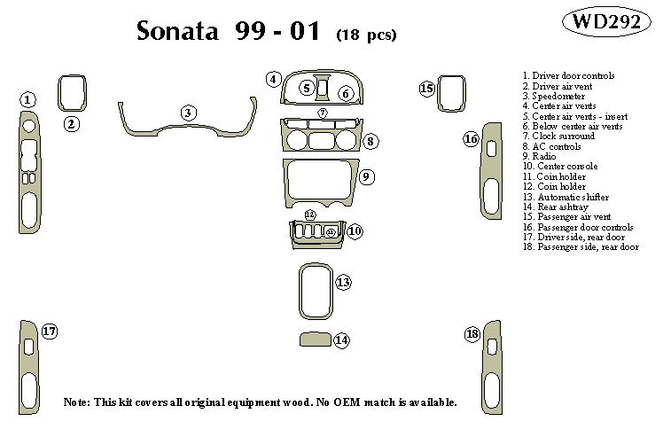Hyundai Sonata Dash Kit by B&I