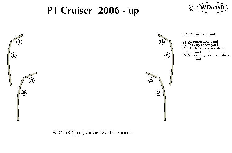 Chrysler Pt Cruiser Dash Kit by B&I