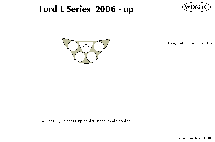 Ford E Series Dash Kit by B&I