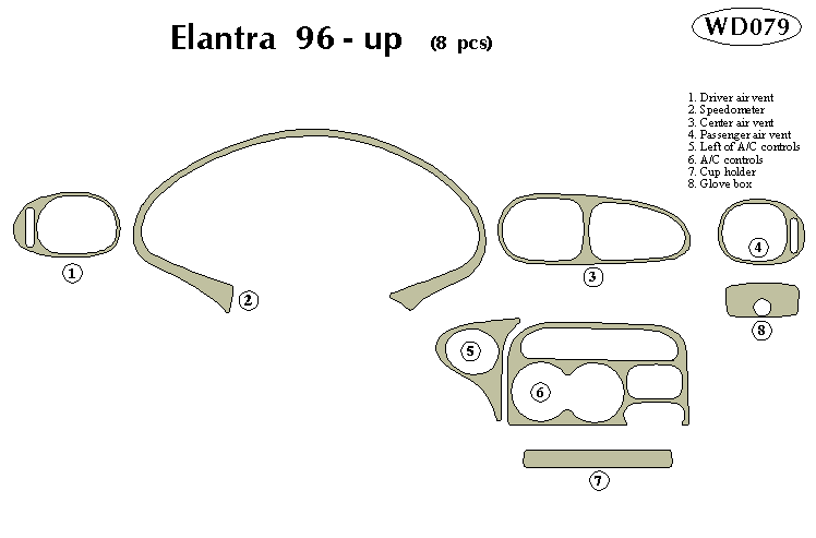 Hyundai Elantra Dash Kit by B&I